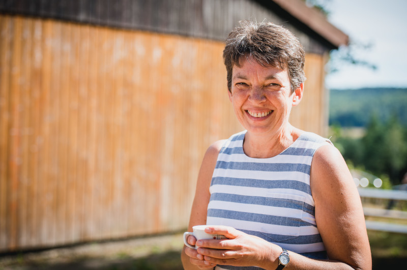Ulrike Gillert im Urlaub